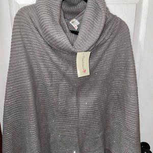 Gray cover up with little sparkles